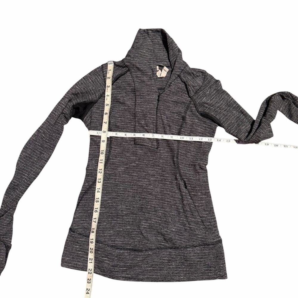 Lululemon Think Fast Pullover Grey Size 4 - Picture 2 of 7